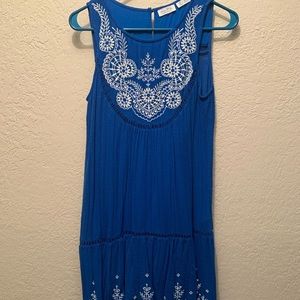 Anthropologie Wadden Embroidered Dress